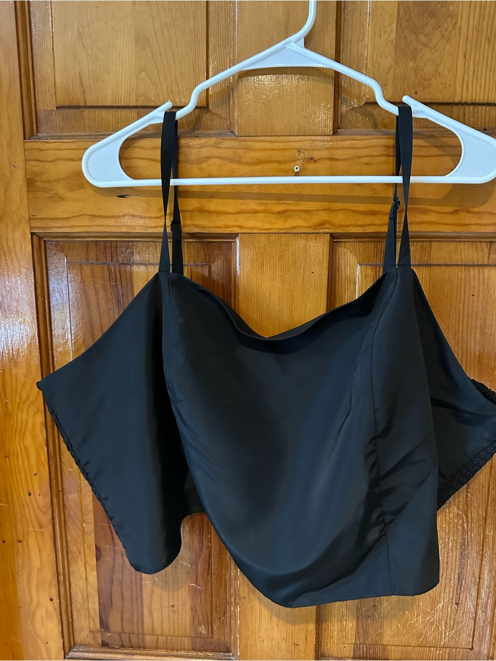 Old Navy Black Cropped Spaghetti Strap Tank